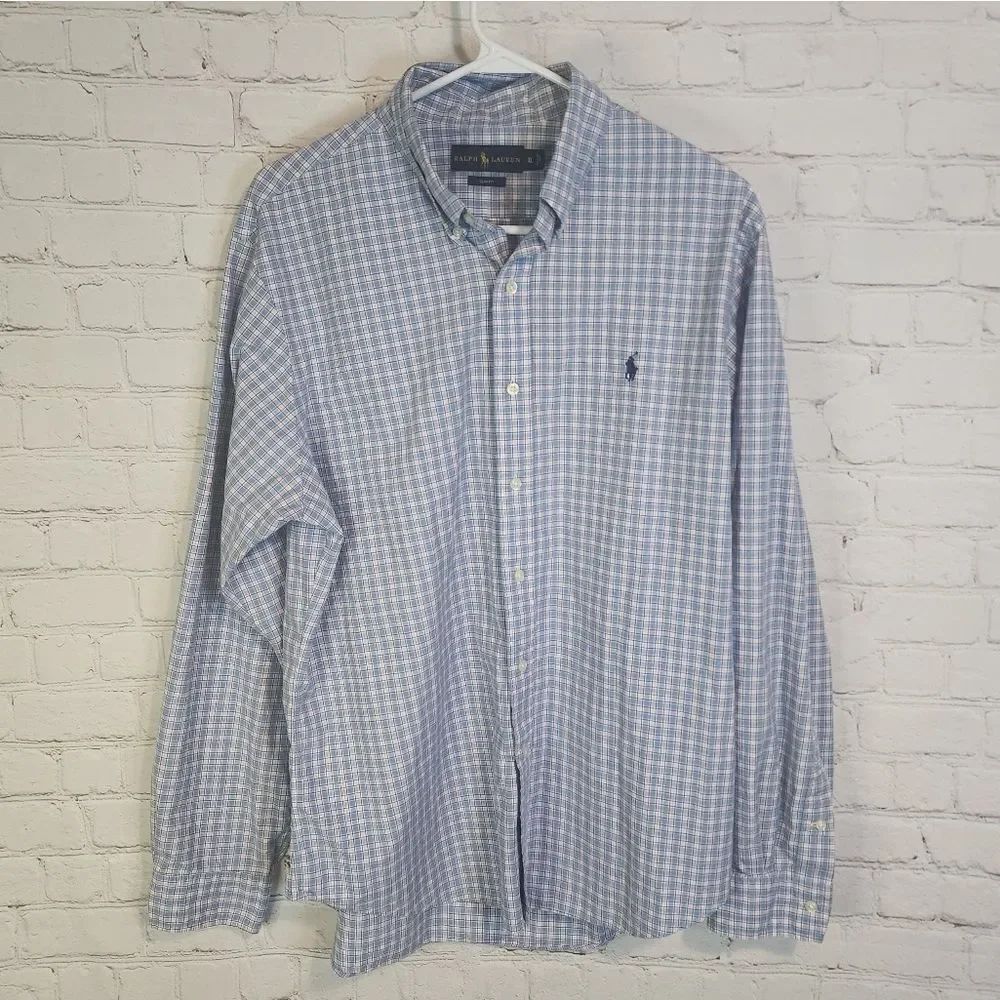 Men's Ralph Lauren "Slim Fit" longsleeve button-down shirt, size XL